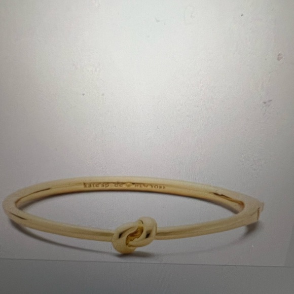 Kate Spade sailors not hinge, bangle, plated, metal Knot Bracelet - Picture 2 of 3